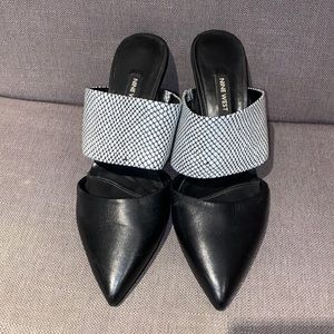 Nine West Black & White Pumps